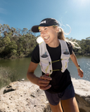 Suunto Ambassador Jessie Speedy trail running wearing a Suunto Race 2 watch
