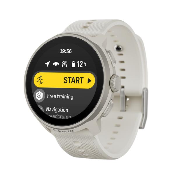 Suunto Run Frost Gray with Silicone Strap