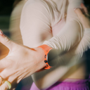 Suunto 22 ATH7 Loop Textile Strap Coral Orange
