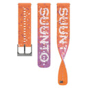 Suunto 22mm Ath 6 Silicone Strap - Power Orange S+M